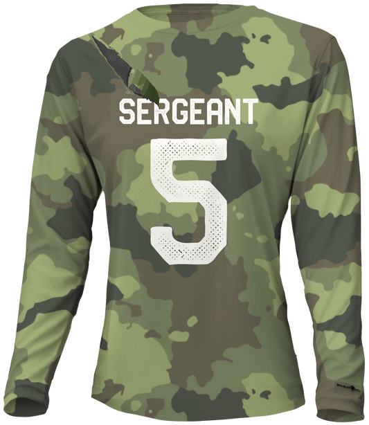Sergeant Five Longsleeve Tech Shirt