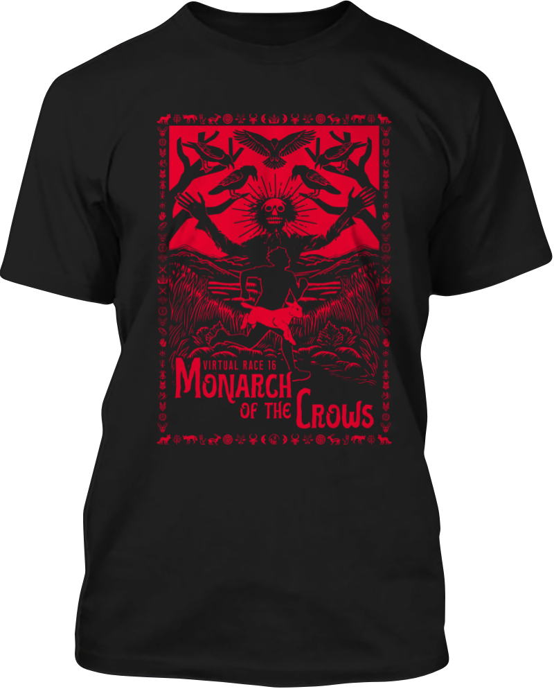 Monarch of the Crows Shortsleeve Tech Shirt – Zombies, Run!